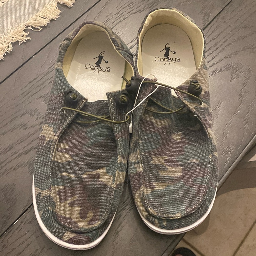 Corky's Camo shoes